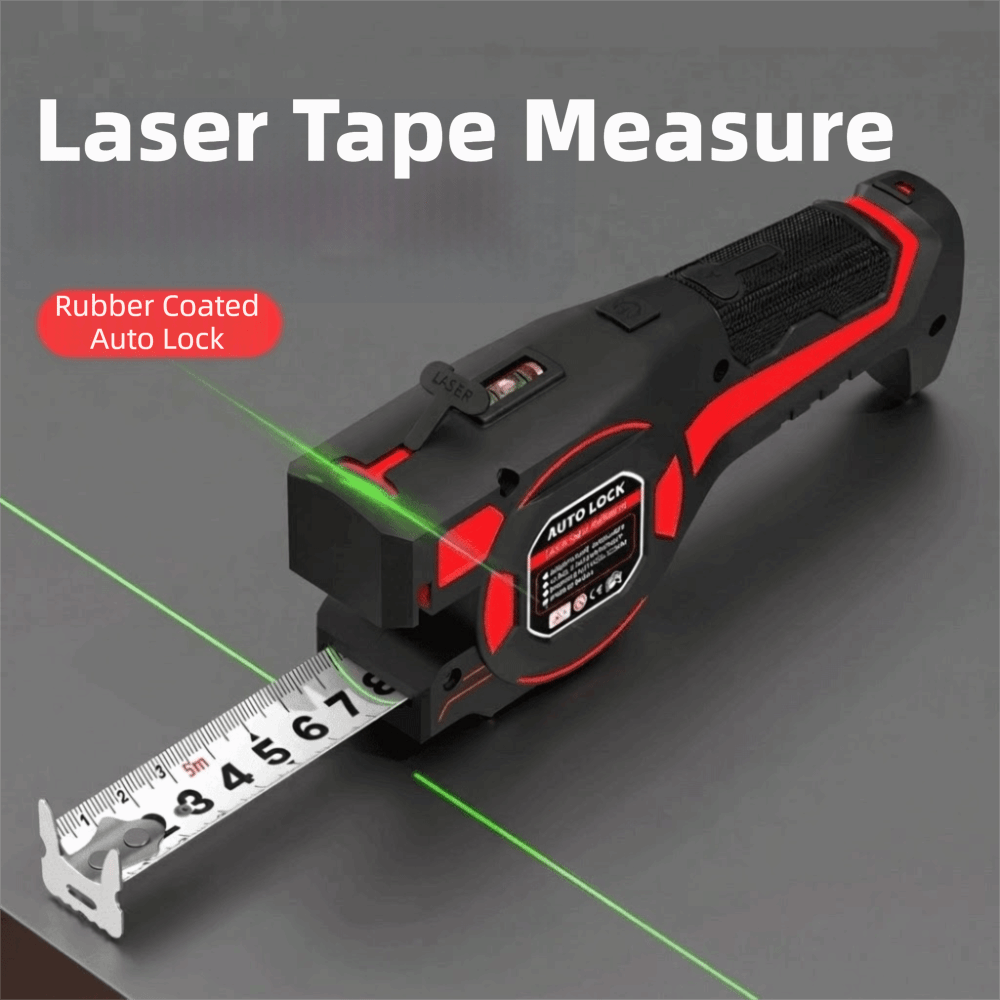 Industrial Laser Cleaner - 3-in-1 Laser Tape Measure Retractable Rechargeable