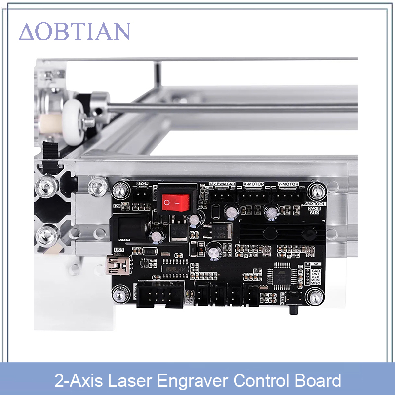 Laser Controller Board - 2-Axis Laser Engraver Control Board Panel,
