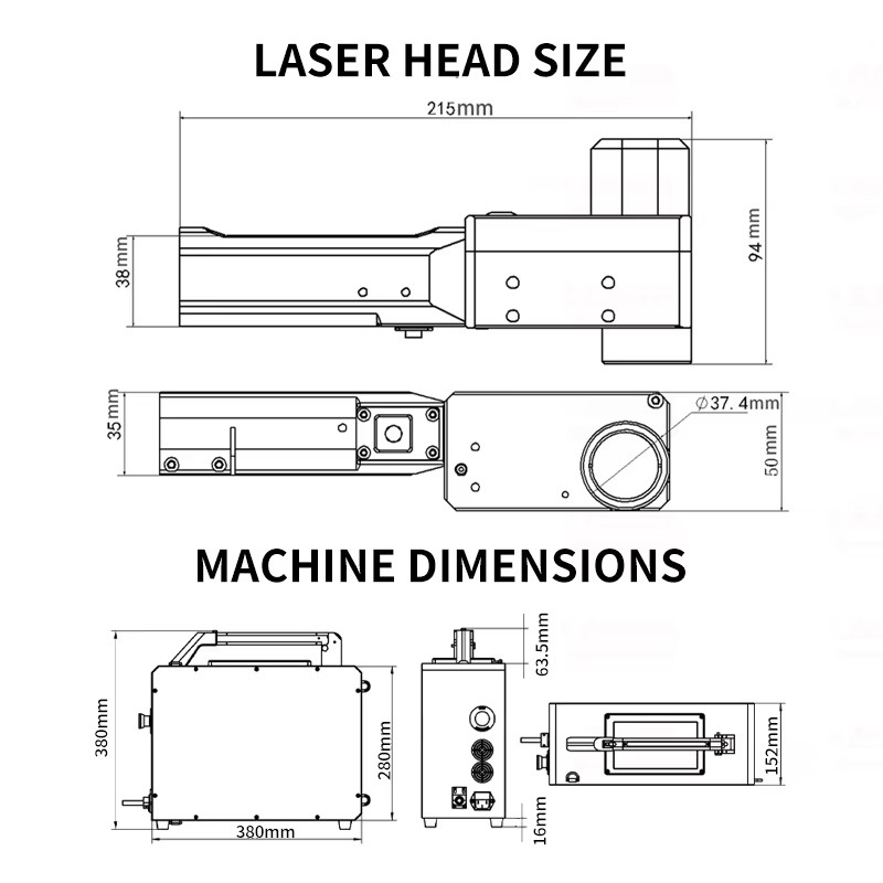 Backpack Portable Type Handhel - Industrial Laser Types recension och pris