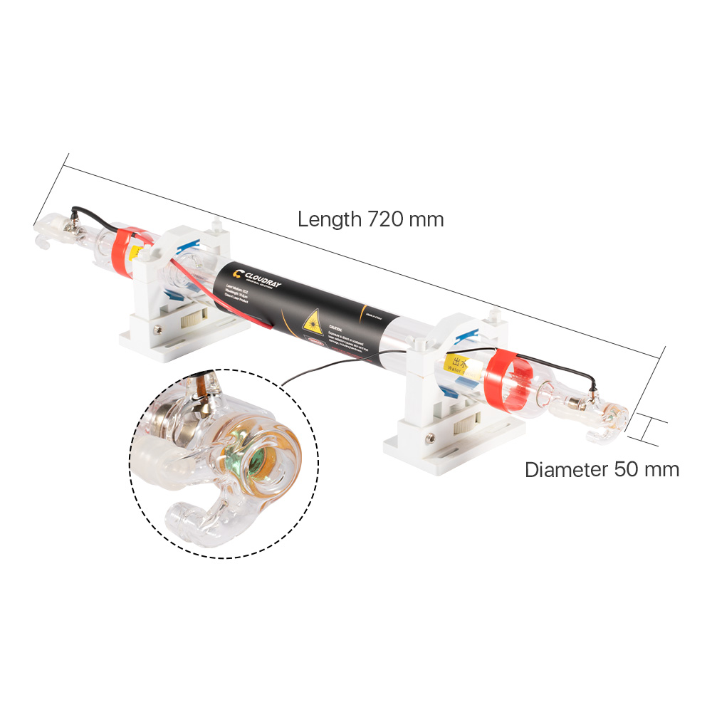 Yunlei AR25/AR40/AR45 CO2 Lase - Laser Tube Replacement recension och pris