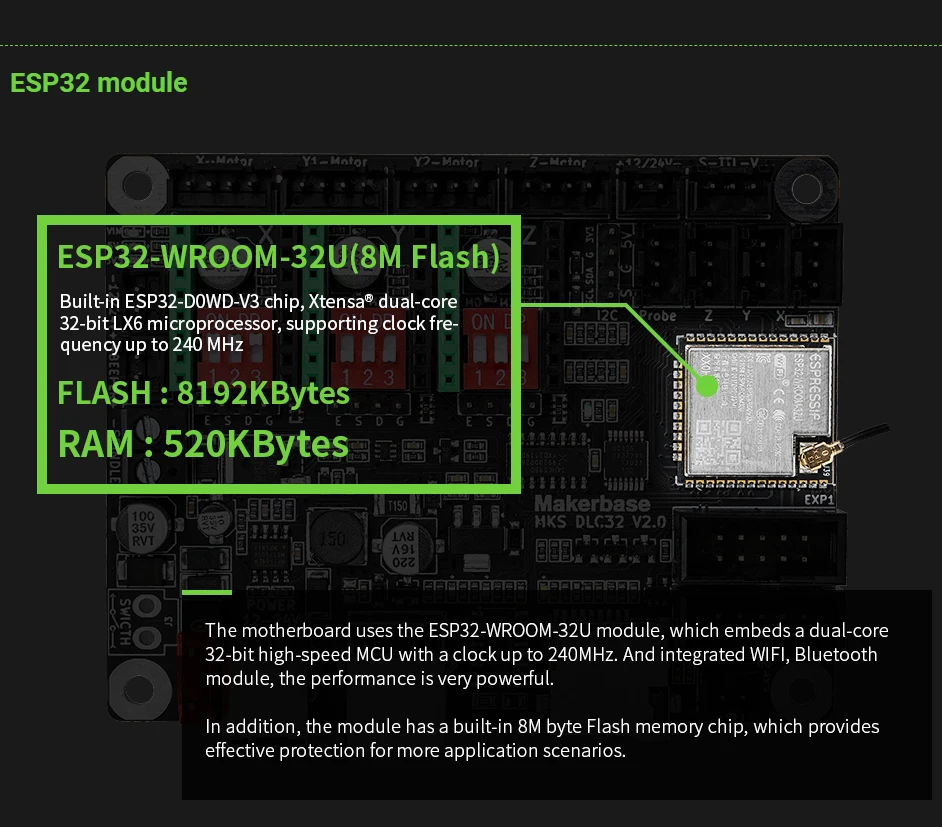 Makerbase MKS DLC32 V2.1 32Bit - Laser Controller Board recension och pris