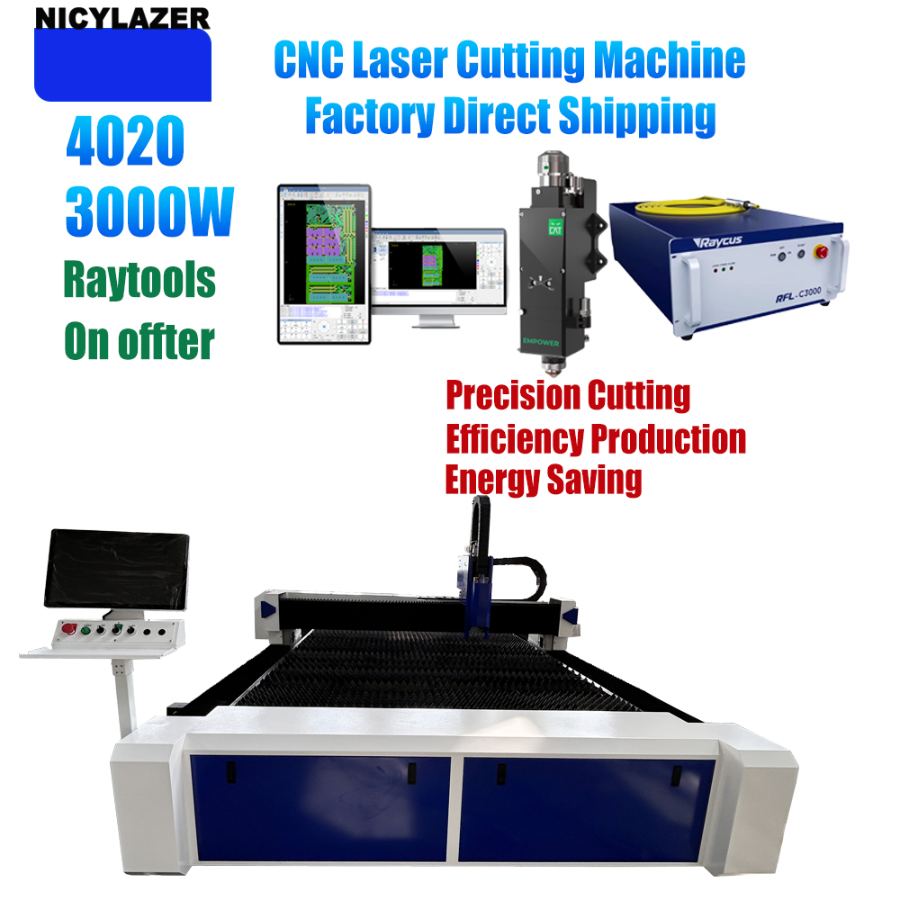 NICYLAZER CNC 3000W 4020 Fiber - Industrial Laser Cutters recension och pris