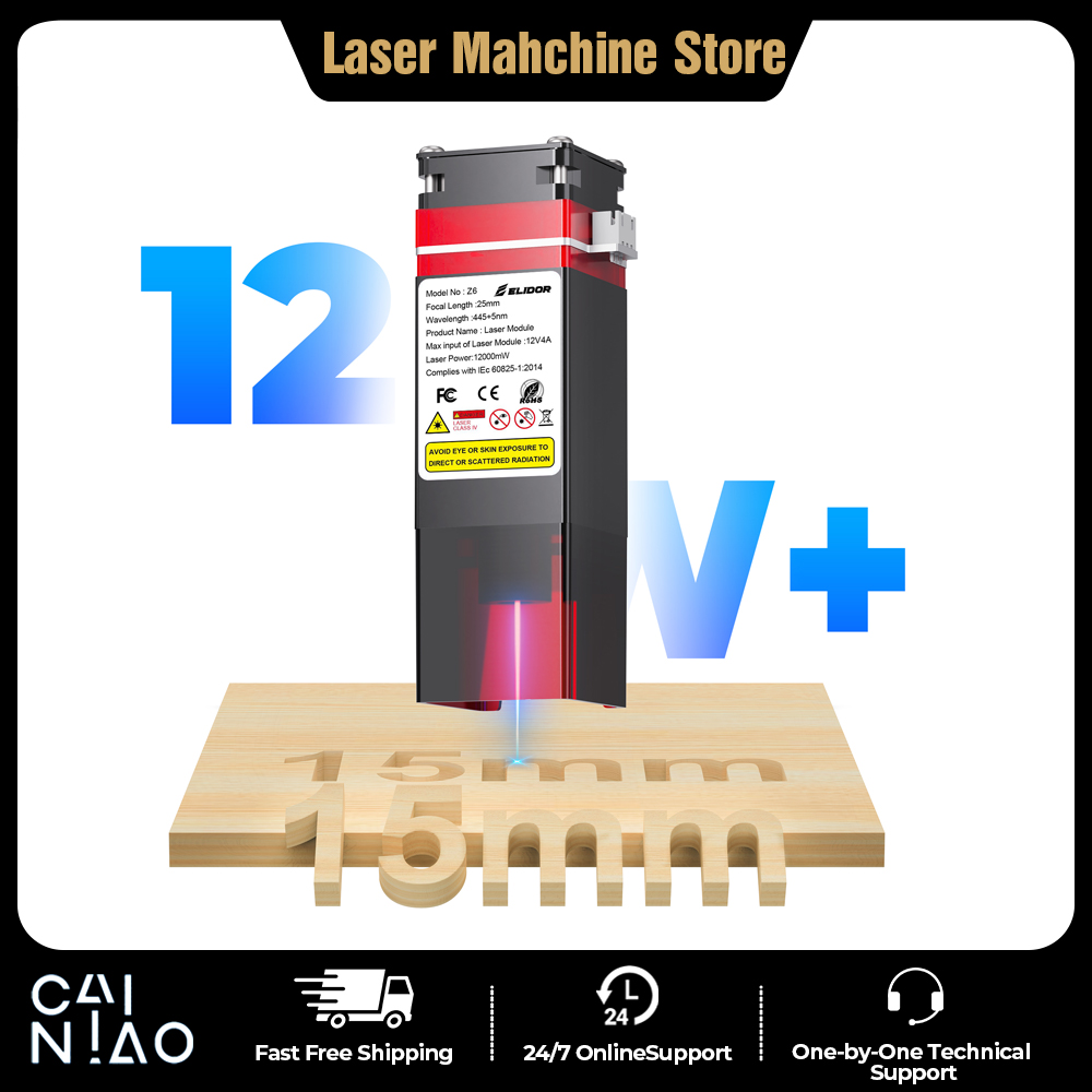 ELIDOR Z6 6W/12W Laser Module  - Laser Engraving Software recension och pris