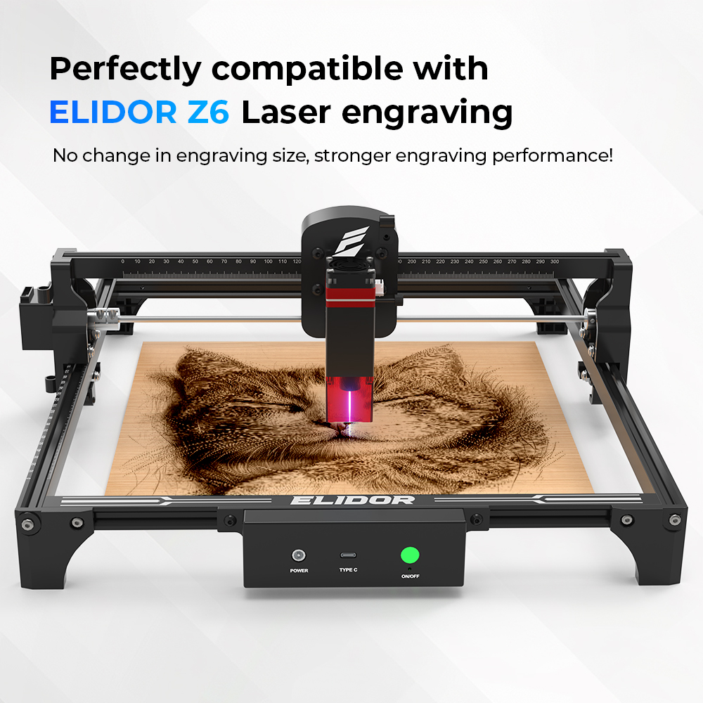 ELIDOR Z6 6W/12W Laser Module  - Laser Engraving Software recension och pris