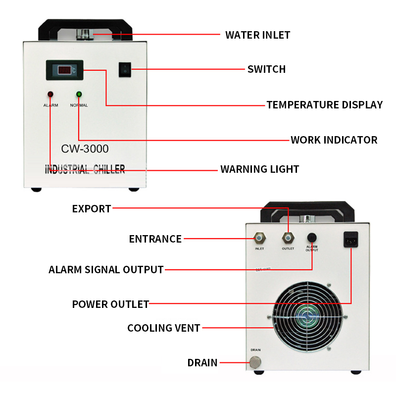 CW-3000AG 9L Laser Engraving M - Laser Chiller Water Cooler recension och pris