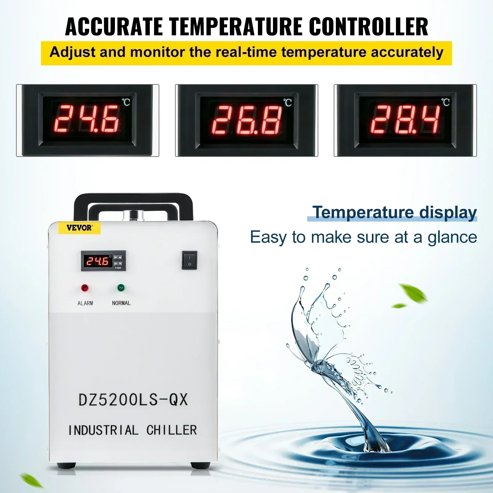 SIHAO CW-3000 Industrial Grade - Laser Chiller Water Cooler recension och pris