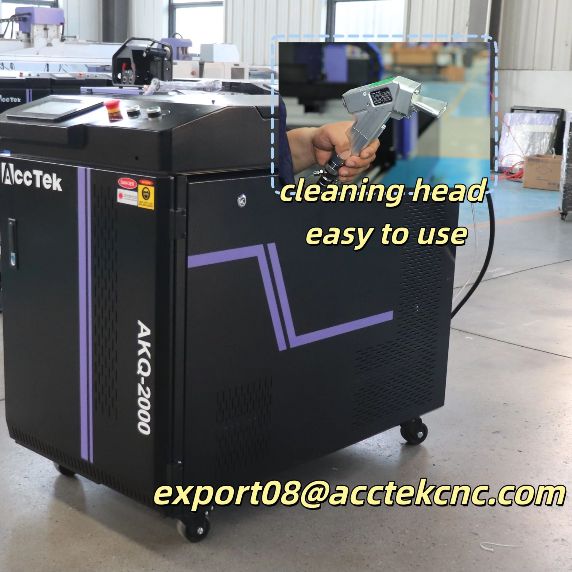 Hot Sale Continue 2000W Handhe - Industrial Laser Cleaner recension och pris