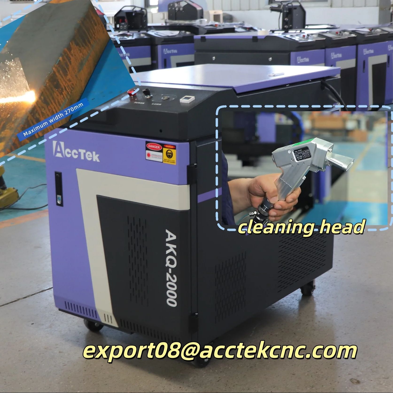 Hot Sale Continue 2000W Handhe - Industrial Laser Cleaner recension och pris