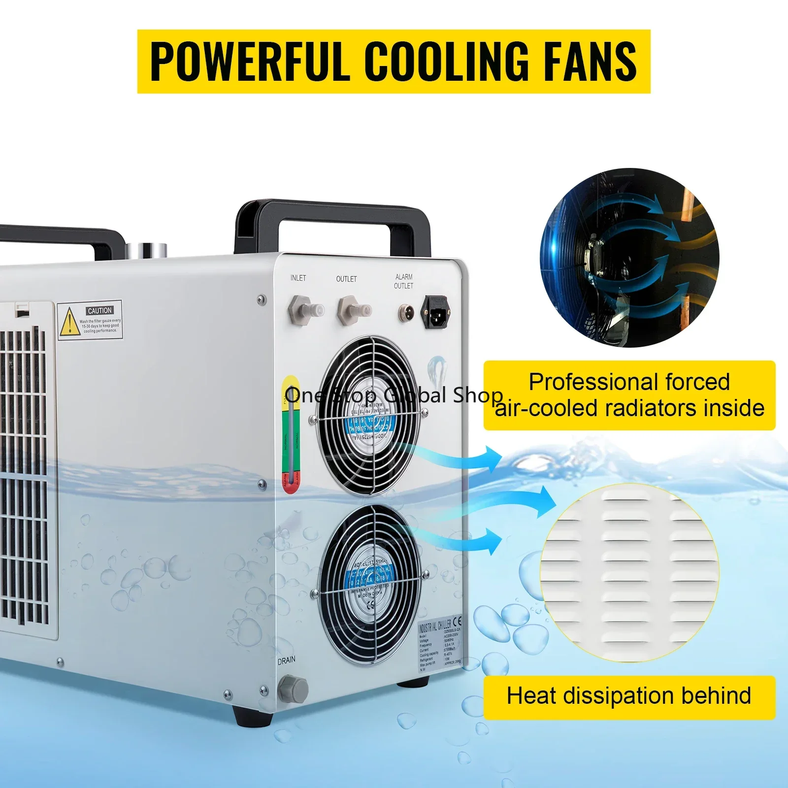 Industrial Water Cooler Laser  - Laser Chiller Water Cooler recension och pris