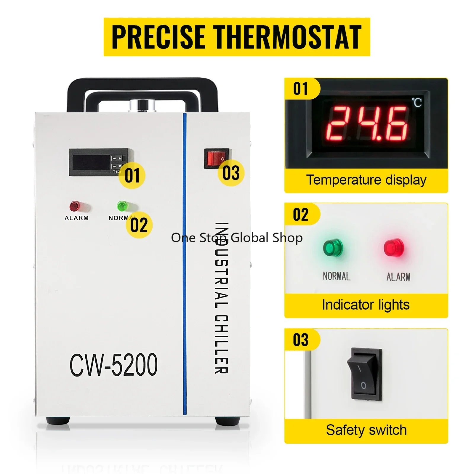 Industrial Water Cooler Laser  - Laser Chiller Water Cooler recension och pris