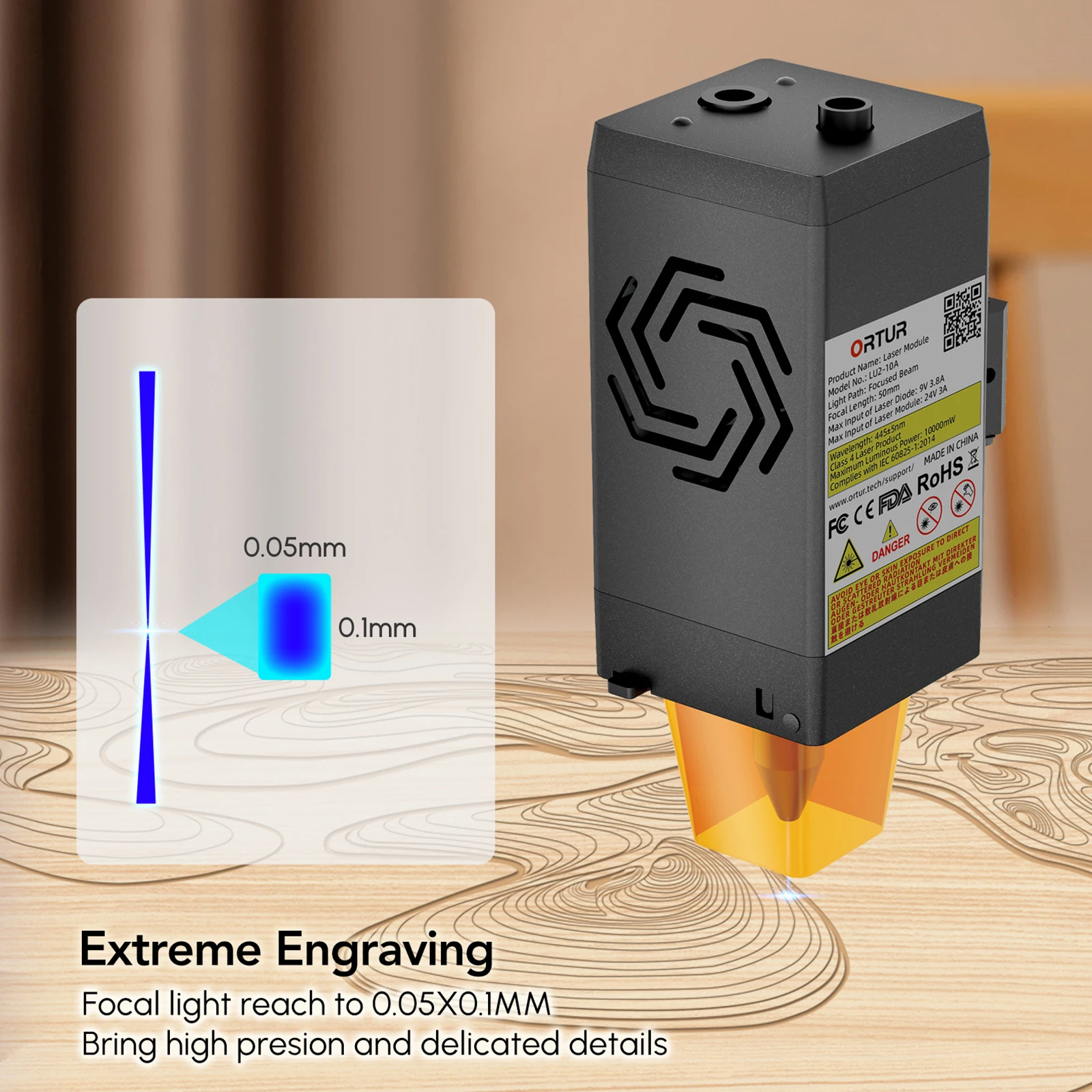 ORTUR LU2-10A 10W High Precisi - Laser Engraving Software recension och pris