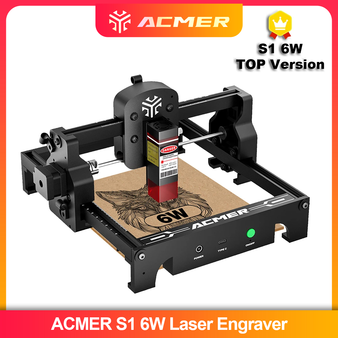 ACMER S1 2.5/3.5/6W Laser Engr - Laser Engraving Software recension och pris