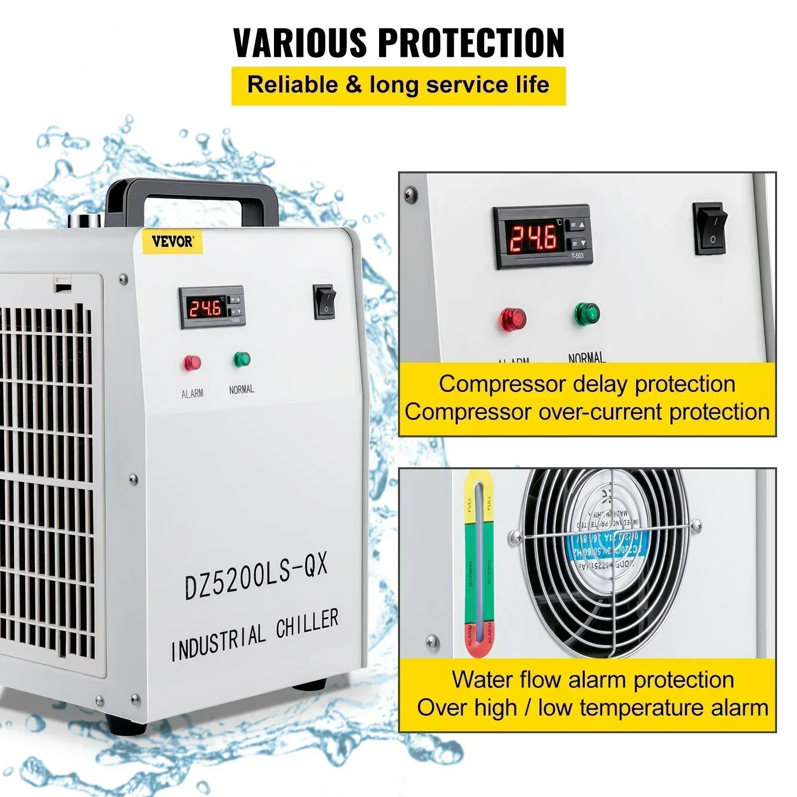 SIHAO CNC Industrial Water Chi - Laser Chiller Water Cooler recension och pris