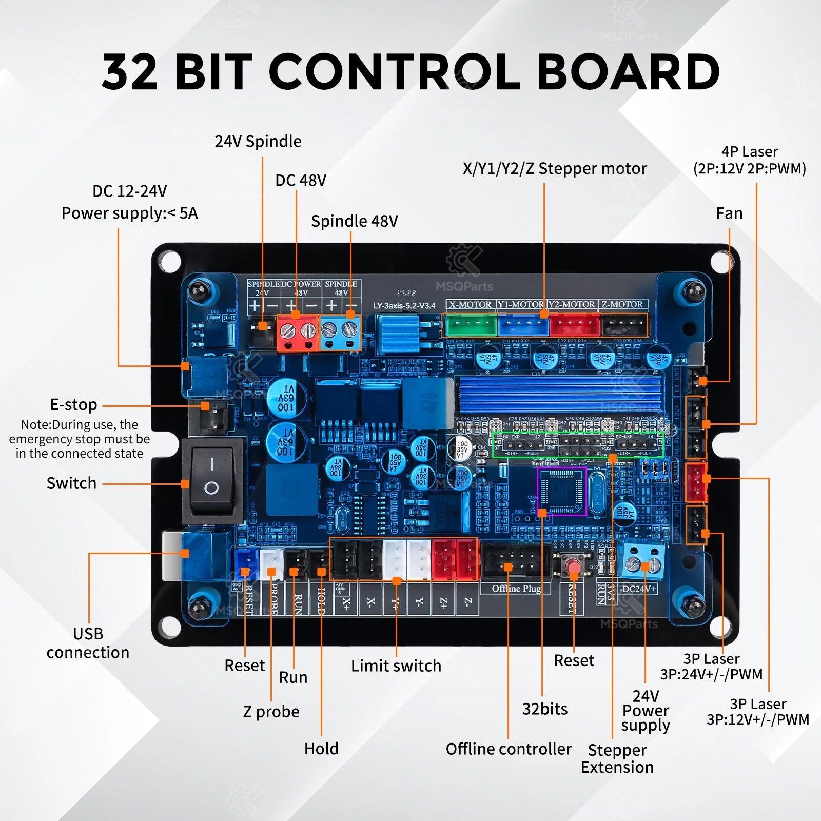 3 Axis GRBL Control Board DIY  - Laser Controller Board recension och pris